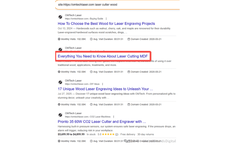 site:omtechlaser.com laser cutter wood的搜索结果页