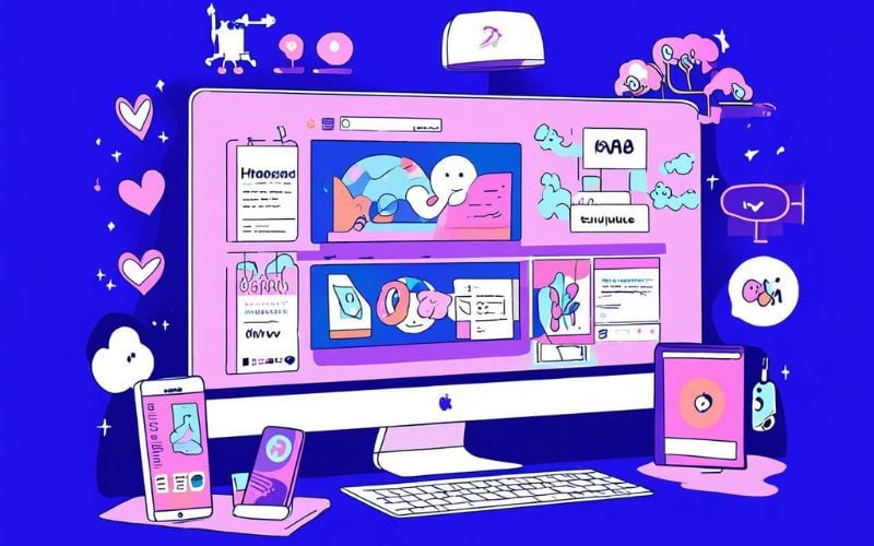 Custom website design and managed visual editing interface
