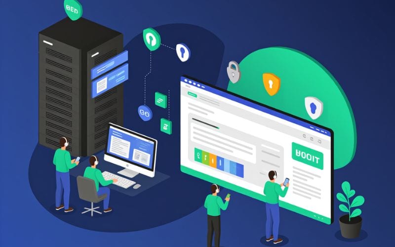 Website development, data security and technical support