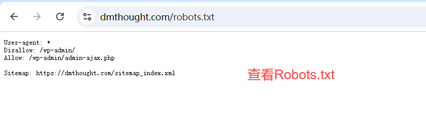 查看robots.txt