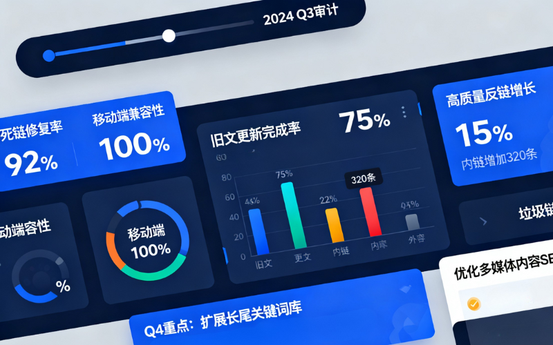 周期性SEO审查与修复