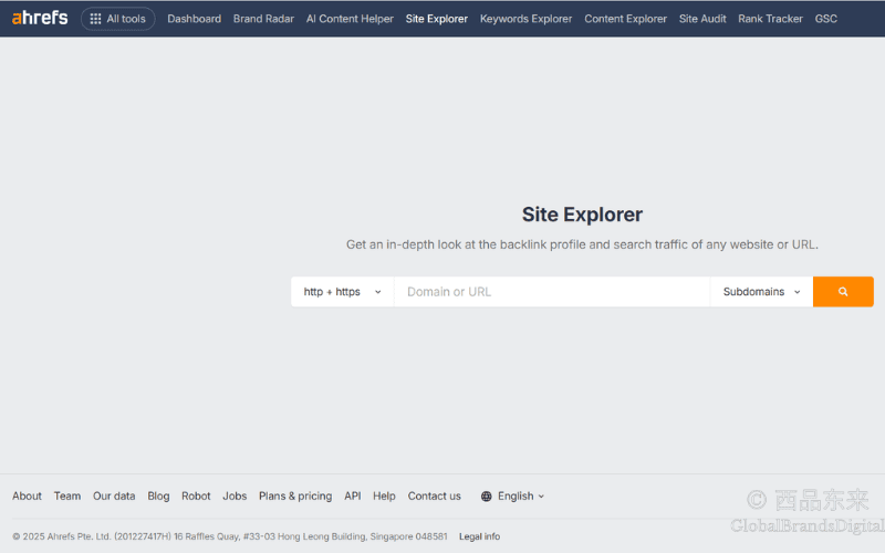 网站分析——Ahrefs Site Explorer