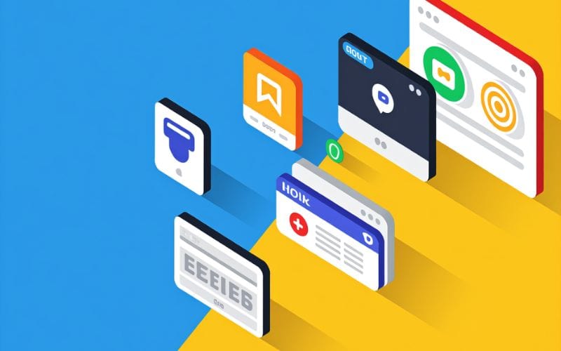 水管工SEO服务_展示水管工本地SEO优化带来客户的插画