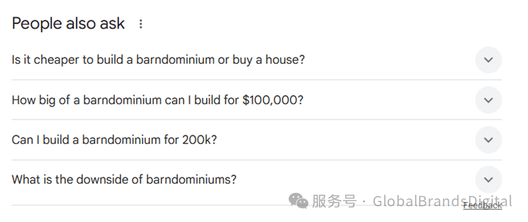 一系列关于建造农舍公寓的常见问题列表。